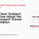 Clear Subject Line Ideas for Airport Travel Replys