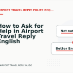 How to Ask for Help in Airport Travel Reply English