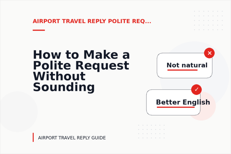 How to Make a Polite Request Without Sounding Demanding in Airport Travel Reply English How to Make a Polite Request Without Sounding Demanding in Airport Travel Reply English