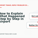 How to Explain What Happened Step by Step in Airport Travel Reply English