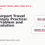 Airport Travel Reply Practice: Problem and Solution Replies