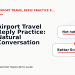 Airport Travel Reply Practice: Natural Conversation Lines