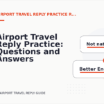 Airport Travel Reply Practice: Questions and Answers